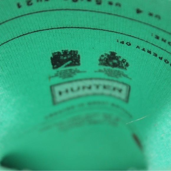 Hunter Kids Sparkle Glitter Rain Boots - Mint UK 4 Toddler - Picture 6 of 7